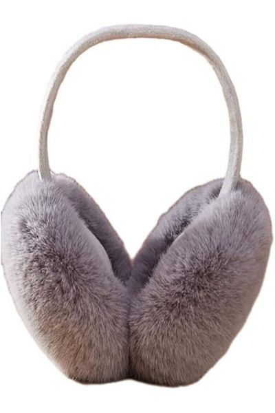 Mihos Women's Gray Plush Earmuff