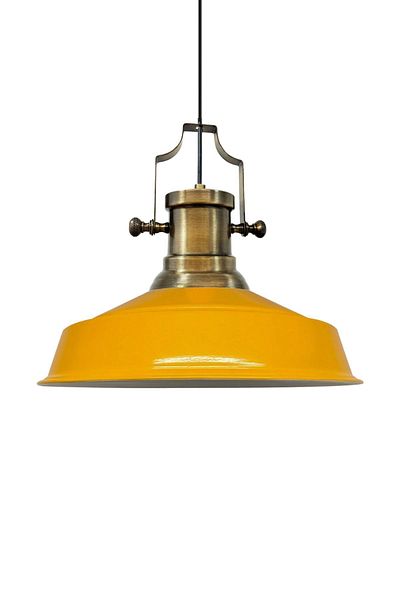 Bamyum Yellow Nobility Antique Headboard Retro Pendant Lamp Restaurant Living Room Lighting