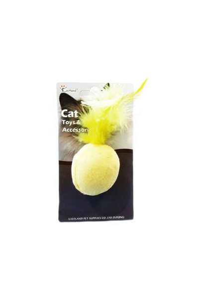 Eastland 4.5 cm Cat Grass Feather Ball - 639140