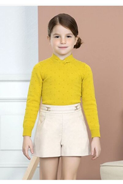 Abel & Lula Abel&lula kız çocuk fitilli kadife şort 5766