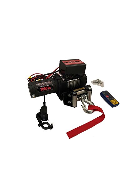 MXO Vinç 3000 Lb Çelik Halatlı Atv Vinci