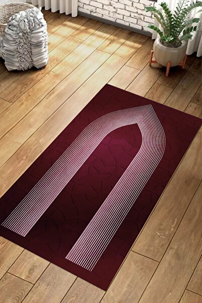 Napoli Home Digital Printed Non-Slip Base Washable Gift Dowry Prayer Mat Prayer Rug
