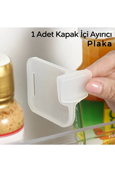 ARVALE 1 Adet Buzdolabı Kapak İçi Düzenleyici Plaka | Dolap İçi Düzenleyici