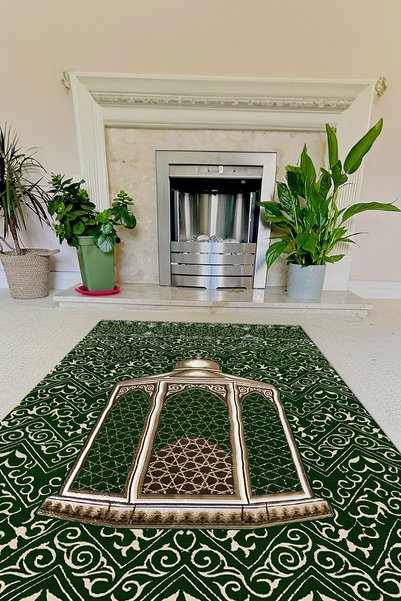 Napoli Home Digital Printed Non-Slip Base Washable Gift Dowry Prayer Mat Prayer Rug