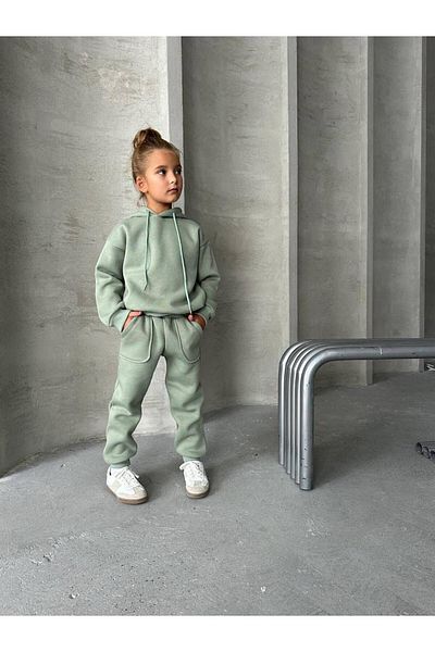 My Kids Wear Three Thread Hooded Hooded Set