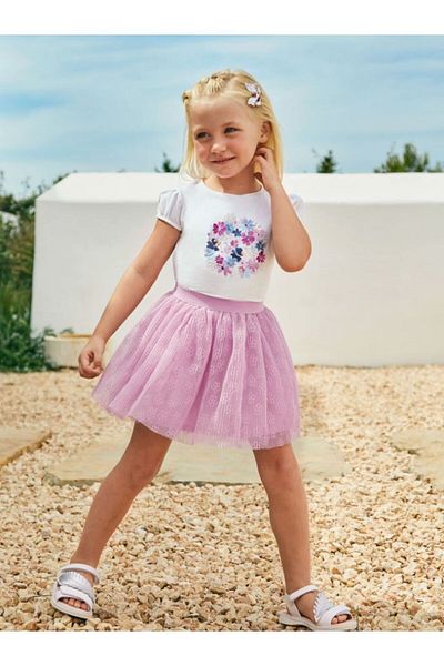 MAYORAL Girl's Tutu Skirt Set