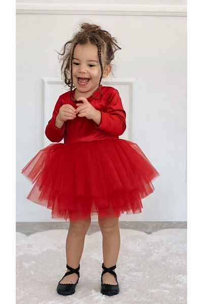 Süslüm Kids Red Velvet Tutu