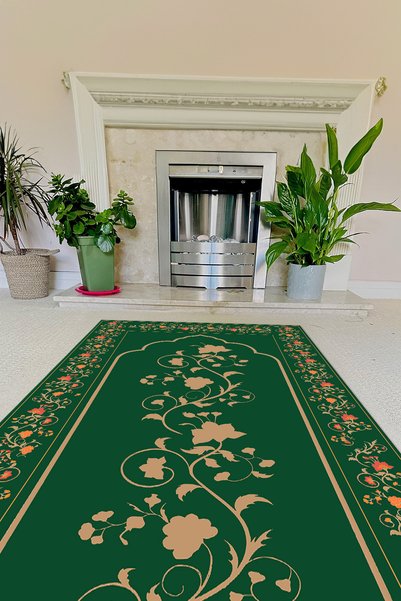 Napoli Home Digital Printed Non-Slip Base Washable Gift Dowry Prayer Mat Prayer Rug