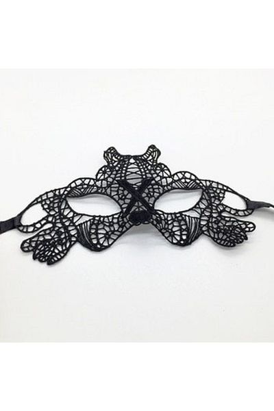 nuit dose Black Color Lace Cutout Lace Embroidered B Party Mask No 11