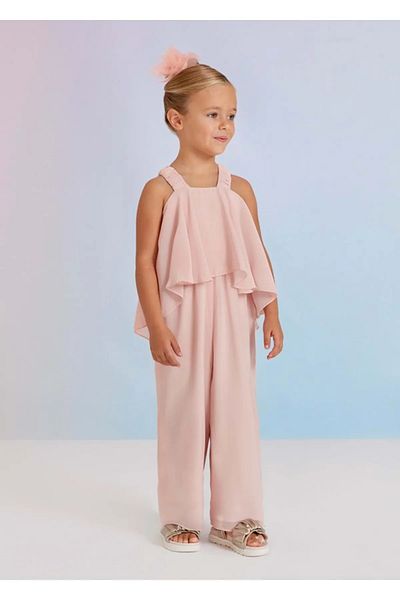 Abel & Lula Abel&Lula Girl's Chiffon Jumpsuit 5241