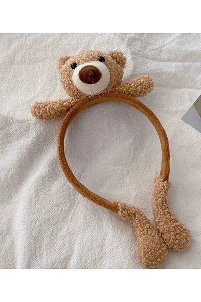 SHEKER HOME Brown Teddy Bear Figured Footed Crown
