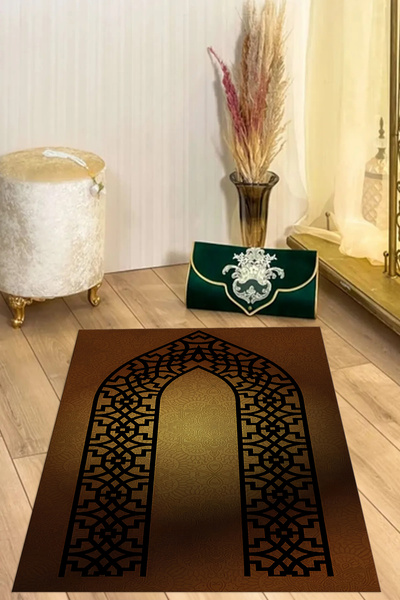 Napoli Home سجادة صلاة مطبوعة رقميًا بقاعدة غير قابلة للانزلاق وقابلة للغسل، ...