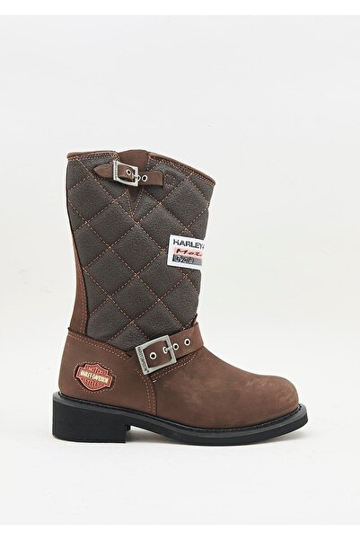 Harley Davidson Laconia 644 Kadın Kahverengi Süet Çizme