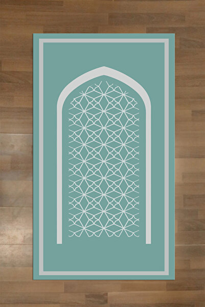 Napoli Home Digital Printed Non-Slip Base Washable Gift Dowry Prayer Mat Prayer Rug