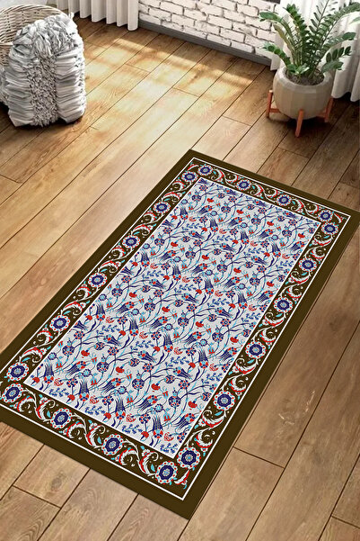 Napoli Home سجادة صلاة مطبوعة رقميًا بقاعدة غير قابلة للانزلاق وقابلة للغسل، ...