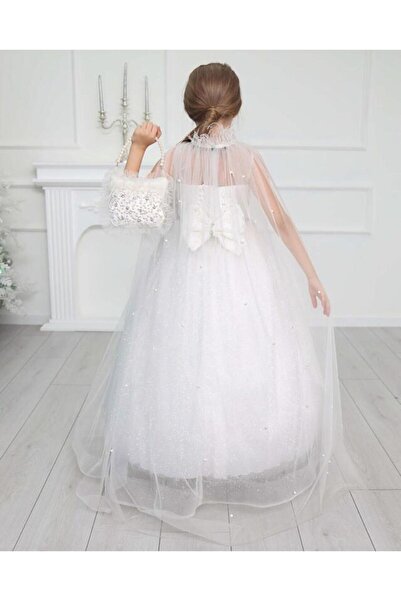 ugurbocegicocukdunyası Ladybug Παιδικό βραδινό φόρεμα Cape Σετ 5 τεμαχίων