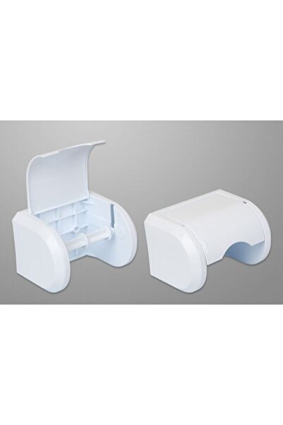 LUX WARES حامل ورق المرحاض المغطى بلاستيك (حامل المرحاض)