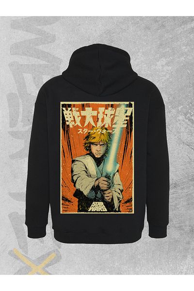 WEARTEX Unisex Star Wars Printed Hooded Sweatshirt