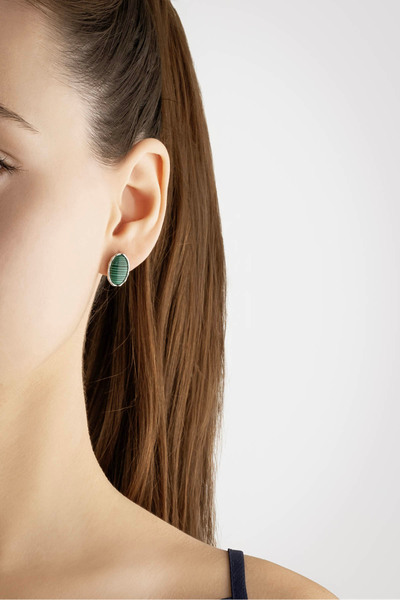 So CHIC... Mirror 18 Ayar Beyaz Altın Kaplama Gümüş Küpe