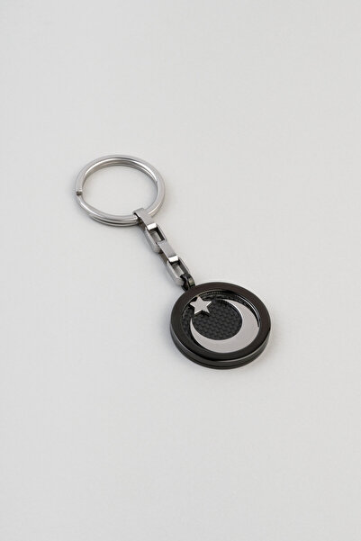 Stylesteel Moon Star Steel Keychain