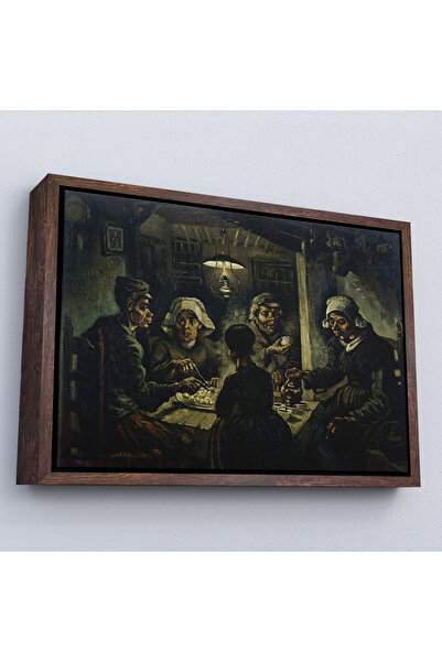 Oxyteez Vincent Van Gogh Pictură Cibori de cartofi cu cadru din lemn - The Po...