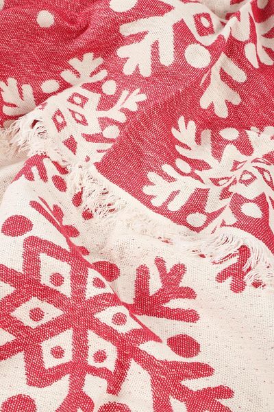 Befera Design single Muslin Pique - 100% Cotton Jacquard Bedspread, Tv Blanket 140x200 snowflake