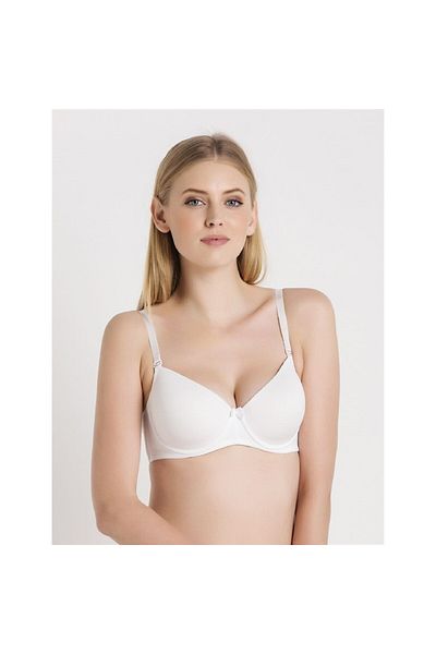Magic Form 3045 Sutien subțire din țesătură simplă din burete - alb