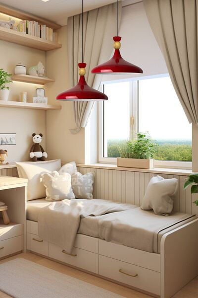 Bamyum Kırmızı Ahşap Şapka Tekli Avize Sarkıt Salon Mutfak Cafe Butik Lamba Aydınlatma Avizeler
