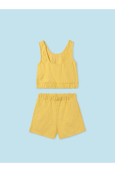 MAYORAL Girl's Shorts and Tank Top Set - Curl Set of 2 6278
