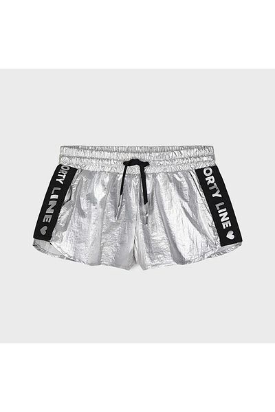 MAYORAL Female Child Metallic Gray Shorts 3211