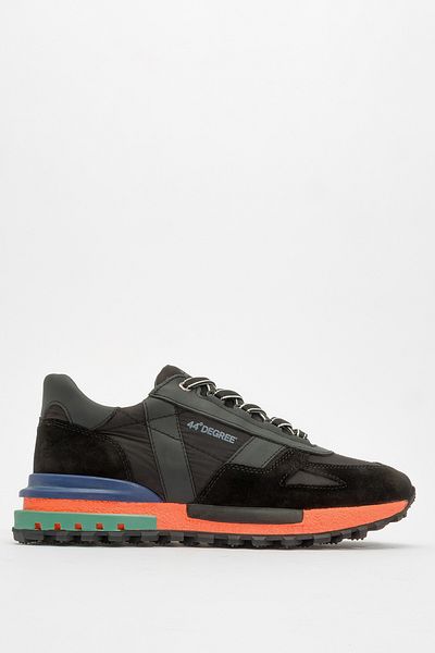 MARCOMEN Ανδρικό Comfort Sneaker - Χοντρή σόλα, κορδόνια, γνήσιο δέρμα, Mc 20354 Μαύρο