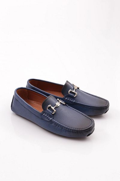 DGN Pantofi Confort pentru bărbați cu accesorii metalice Blue Floater 21213642