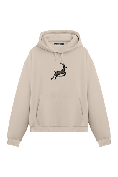 Mounte Bianca Unisex Gazela - Obična majica sa kapuljačom