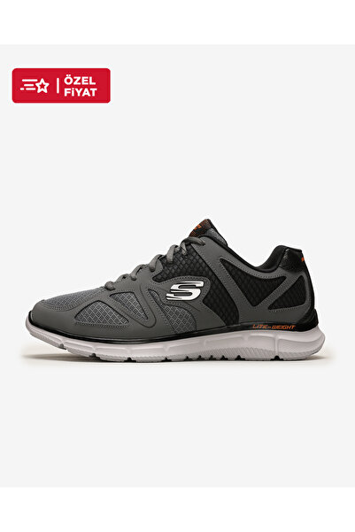 SKECHERS SATİSFACTİON - FLASH POİNT Erkek Gri Spor Ayakkabı 58350 CCOR