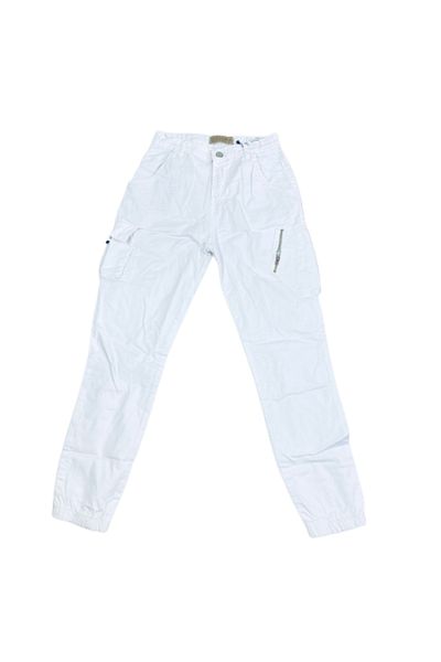 Jack Lions 4-14 Years Boy's Pants White with Zipper Pocket