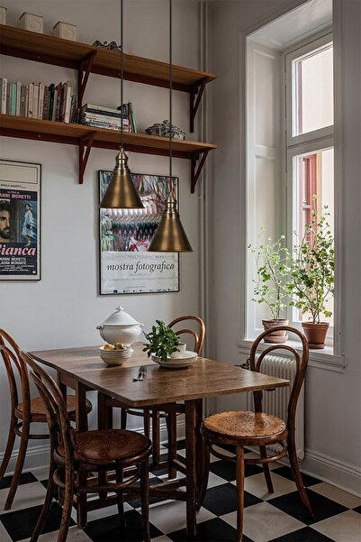 Bamyum Cole Eskitme Rengi Metal Sarkıt Avize Hol Lamba Rustik Vintage Iç Mekan Ofis Cafe Otel Butik