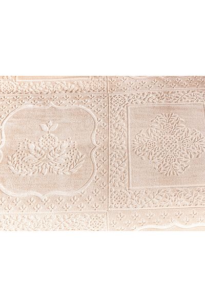 Madame Coco Rochelle Mink Emboss Double Blanket - Beige