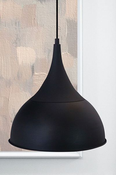 Bamyum Mabbe Black Single Pendant Lamp Chandelier Kitchen Children's Living Room Chandeliers Cafe Office Hallway Lamp Models