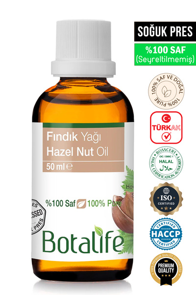 Botalife Hazelnut Oil 50ml 100% Pure and Natural (Not Diluted)