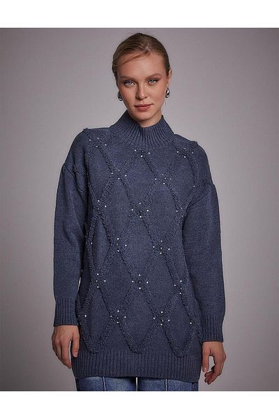 Kayra Tunica din tricot cu margele de piatra