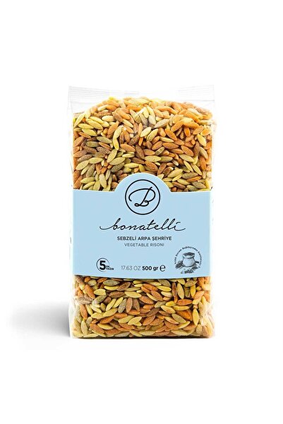 Bonatelli Sebzeli Arpa Şehriye 500 G – Sütsüz Yumurtasız Vegan