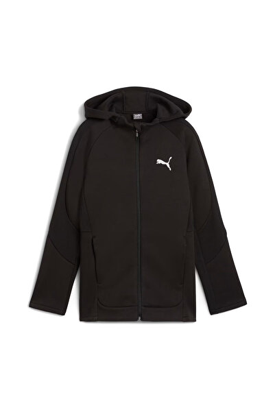 Puma 681803-01 Evostrıpe Fz Crna majica sa kapuljačom - Dječja jakna