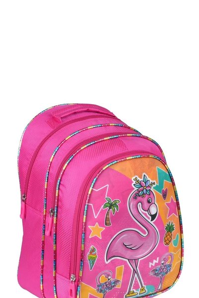 SYG حقيبة ظهر مدرسية للبنات مكونة من 3 أقسام مع شكل طائر الفلامنغو 13SYG11-Flamingo