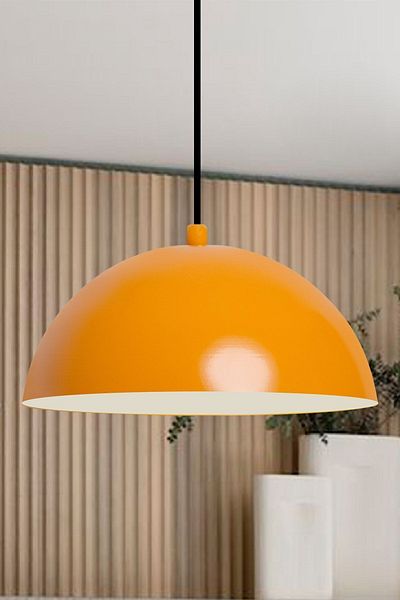 Bamyum Lipeo Yellow Chandelier Single Pendant Lamp Living Room Kitchen Hairdresser Cafe Lamp Decorative Lighting Patisserie