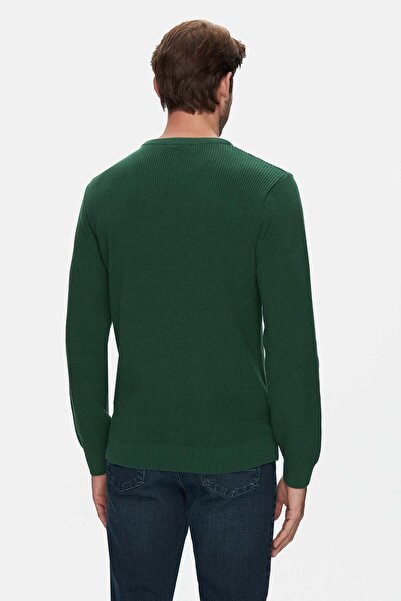 UCLA Ανδρικά πλεκτά EMORY Green - Λαιμόκοψη, Λεπτομέρεια κεντήματος, Standard Fit