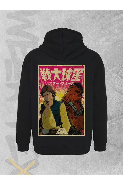 WEARTEX Unisex Star Wars Printed Hooded Sweatshirt