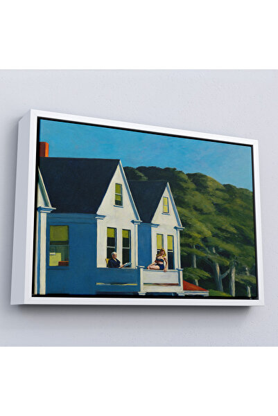 Home Edward Hopper cu rame din lemn - Pictură de lumina soarelui pe al doilea etaj - Second Story Sunlight-7129