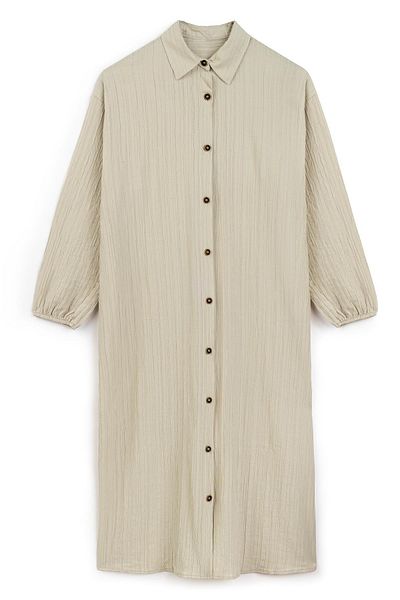 praye Below the Knee Stone Color Long Tunic