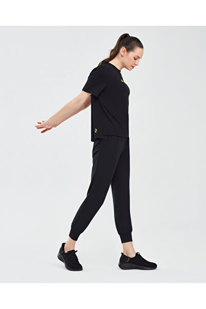 SKECHERS W Micro Coll Daily Jogger Pant Kadın Siyah Eşofman Altı S211078-001