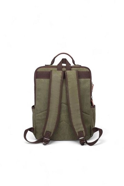 CACTİVE C Active Canvas Fabric Σακίδιο πλάτης μεγάλου μεγέθους 1260 Σκούρο Πράσινο